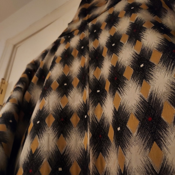 Vintage 30's - 40's geometric Art Deco silk kimono from Japan - Picture 16 of 16